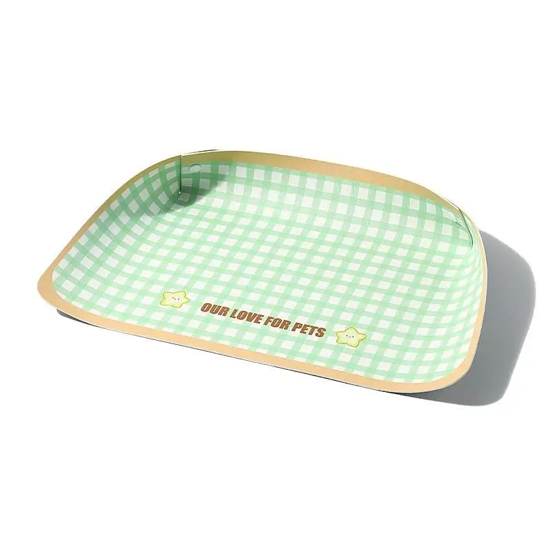 Alfombrilla de Alimentación para Mascotas, de Cuero PU, Antiderrames, Impermeable y Resistente al Aceite, para Cuencos de Gatos