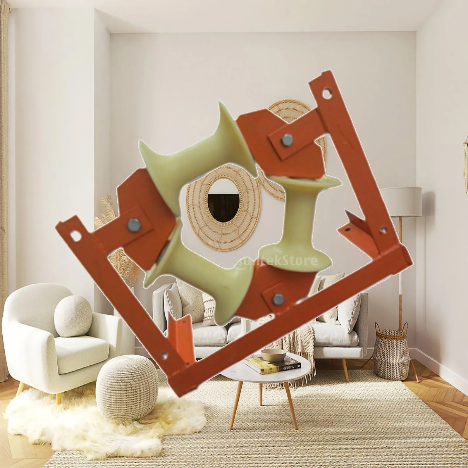 Circular Cable Pulley Grooved Cable Laying Pulley Sheave Professional Steel for Linemen, Power Construction