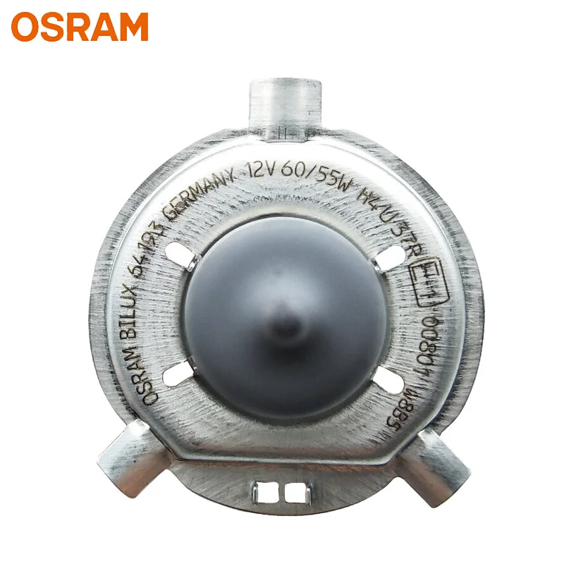 OSRAM-repuestos de línea Original para faros delanteros de coche, 2 piezas, H4, 12V, 60/55W, 3200K, 64193, P43t, estándar, halógeno, haz Alto y