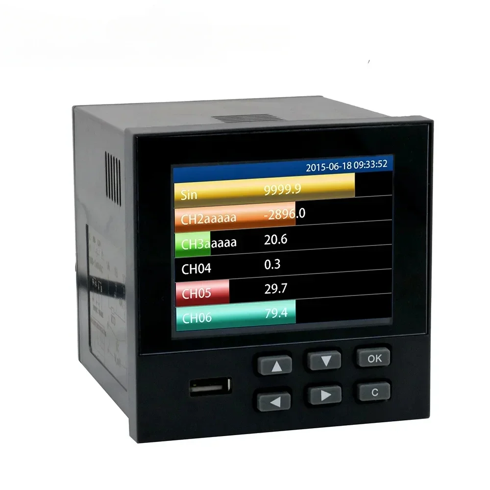 Customizable MIK-RX9600 18 Channels Colorful Display Paperless Recorder