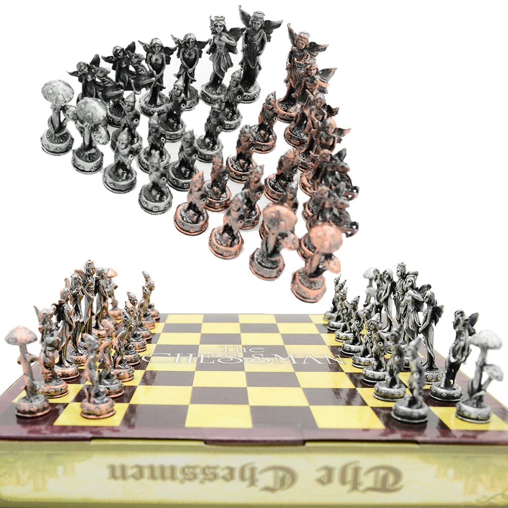 

Chess Games Luxurious and Unusual Character Themes Hand-painted Multiple Themes Can Be Used As A Chessboard In A Packaging Box