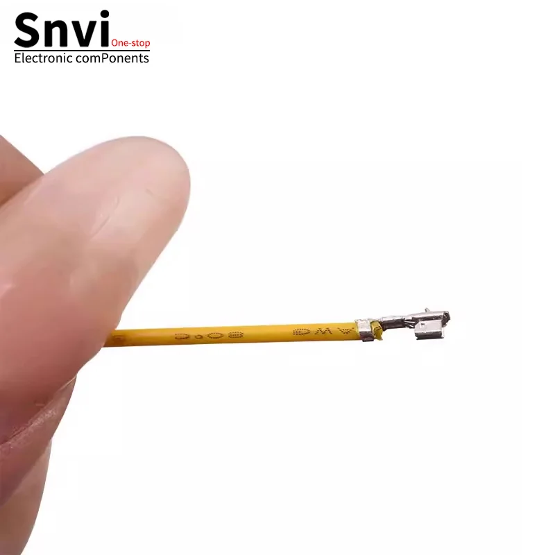 PH2.0 Terminal Wire - Red, Black, Yellow, Green, Blue, White Single-Ended with Spring Contacts, Electronic Power Connection Wire