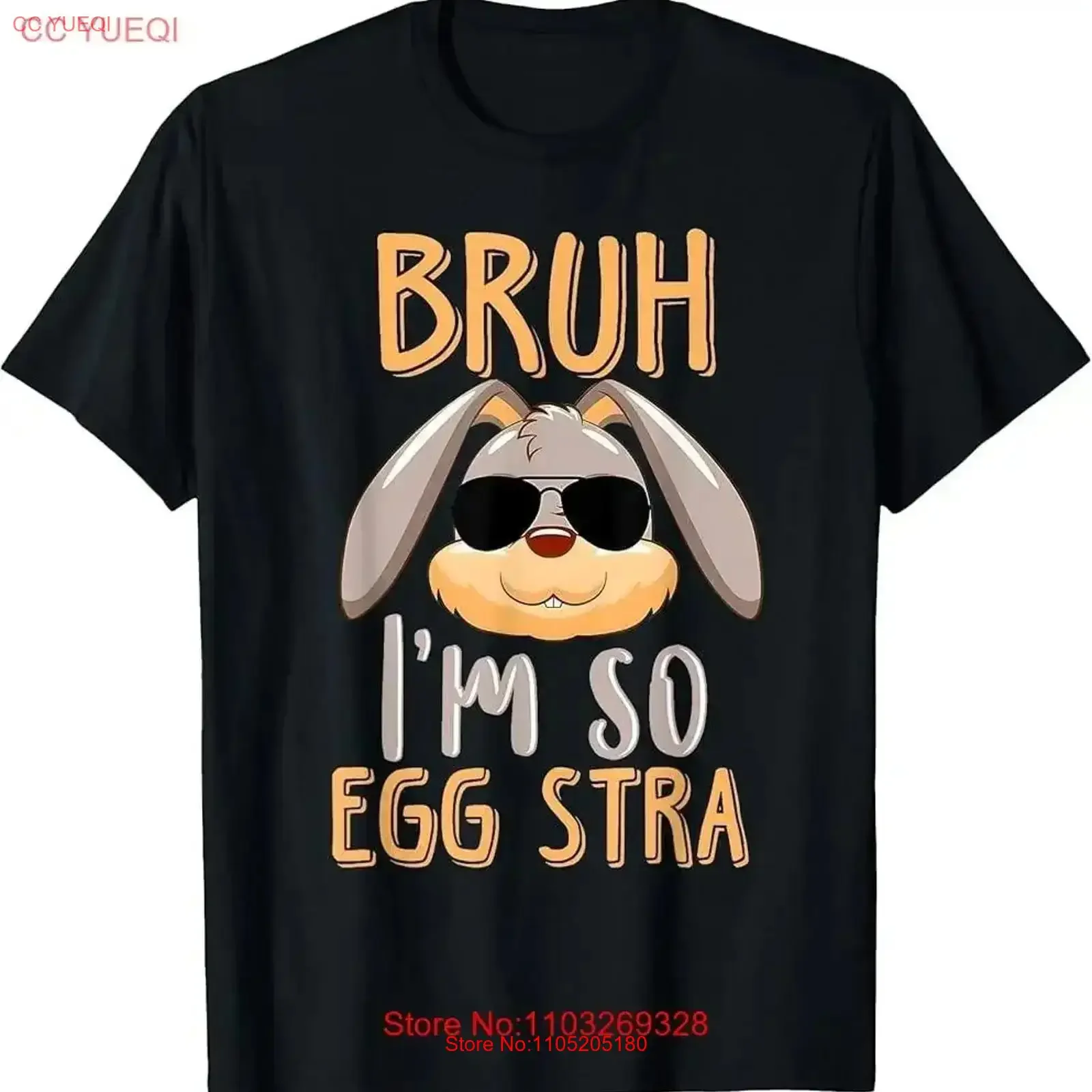 Bruh I am So Eggstra قميص عيد الفصح المضحك الأرنب T خمر غسلها امتدت مصمم الملابس قليلا تنوعا خمر غسلها #1
