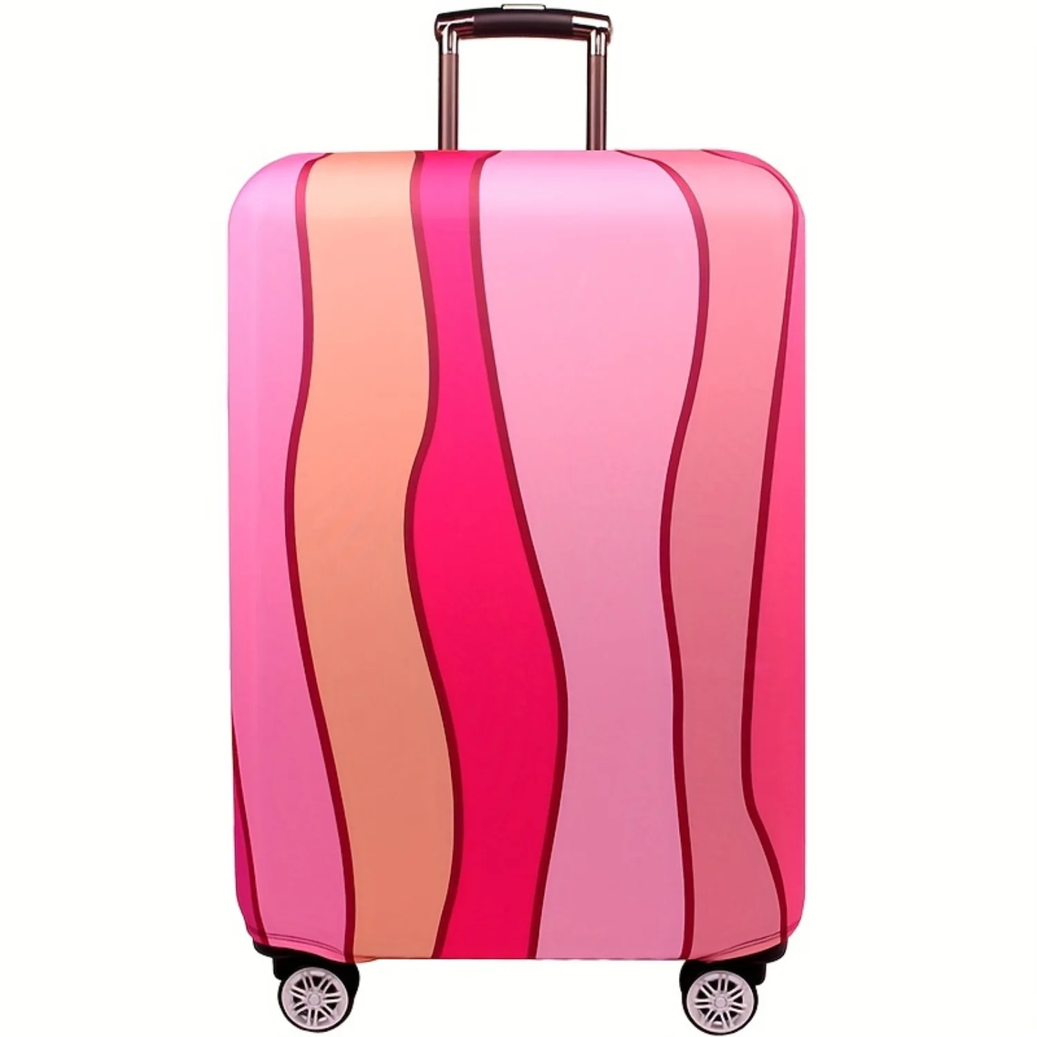 

Travel in Style with our Durable Zipper Suitcase Cover - Foldable, Washable and Protective!