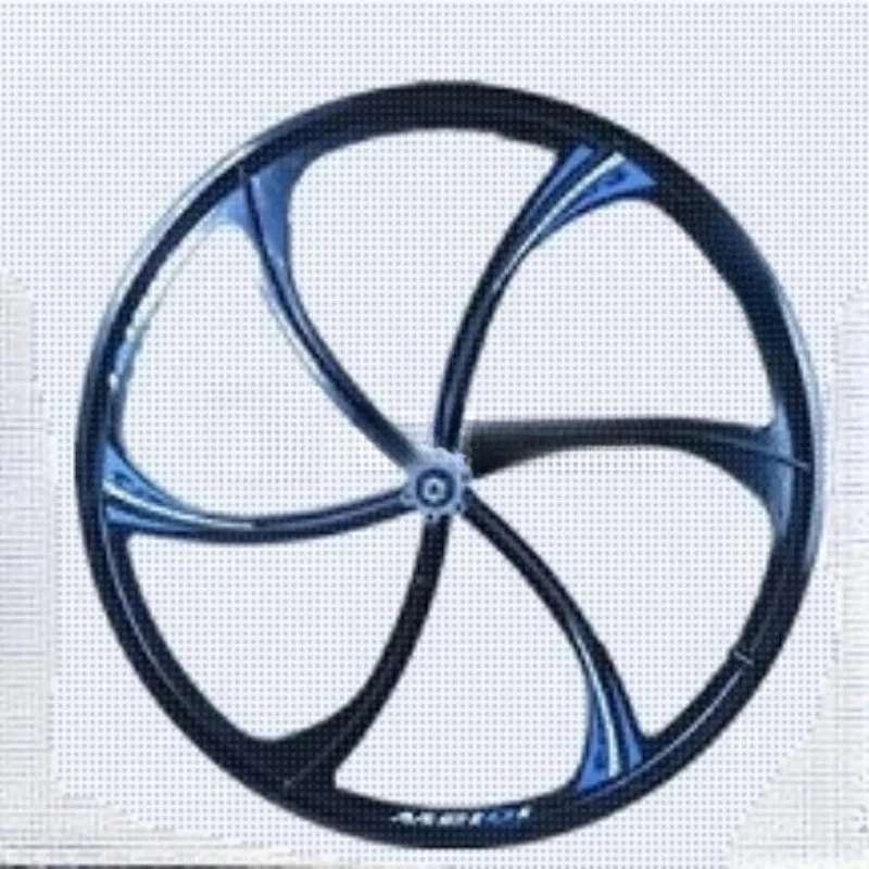 عجلات متكاملة للدراجة ثلاثية مقاس 24 أو 26 بوصة، وعجلات جبلية من سبائك المغنيسيوم، وعجلات متكاملة من سبائك المغنيسيوم خفيفة للغاية