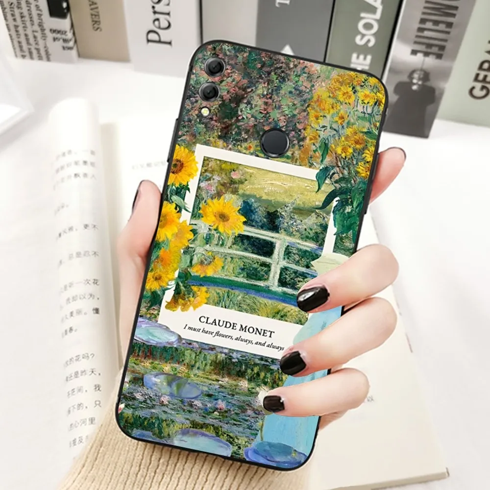 3D Art Wallpaper Phone Case For Huawei Honor 10 Lite 9 20 7A 9X 30 50 60 70 Pro Plus Soft Silicone Cover