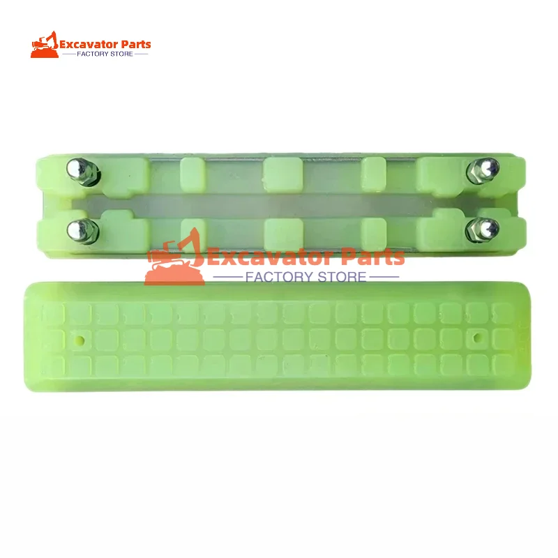 For SDLG 655 660 665 75 80 90 135 thickened track rubber block hook machine chain plate rubber block Excavator Parts