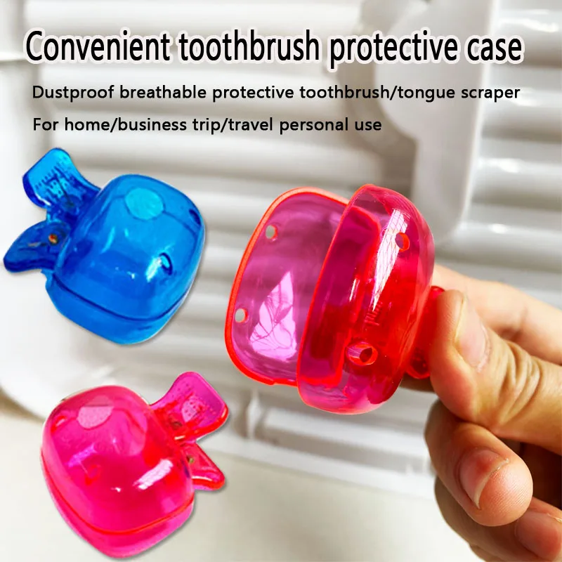 Silikon-Zungenreinigungsbürste & Zahnbürstenschutzhülle, Mundpflege, Effektive Beseitigung von Mundgeruch, Mundpflegegerät – Detail 6