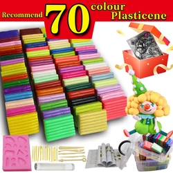 Soft clay 24 color 70 color plasticine 50 color clay tool set diy soft clay handmade clay children's handmade gift toys