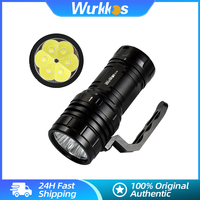 Wurkkos DL06 Diving Torch 3*21700 High Power Rechargeable LED Flashlight 15000LM 6*XHP50.2 Power Bank IPX8 Underwater Work Light