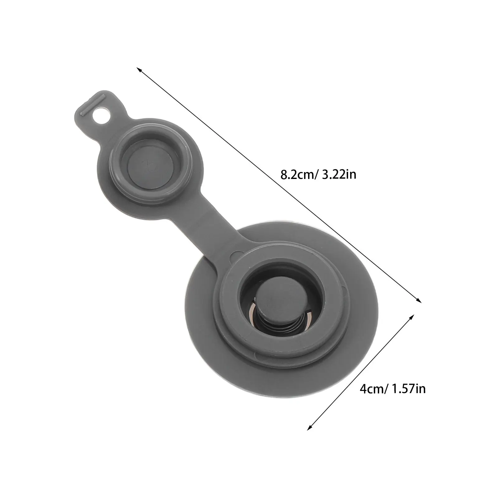 10 Pezzi Tappi a Valvola d'Aria in TPU Anti-perdita Push-Pull per Cuscini da Viaggio, Gonfiabili da Piscina, Riparazione Universale di Valvole Gonfiabili