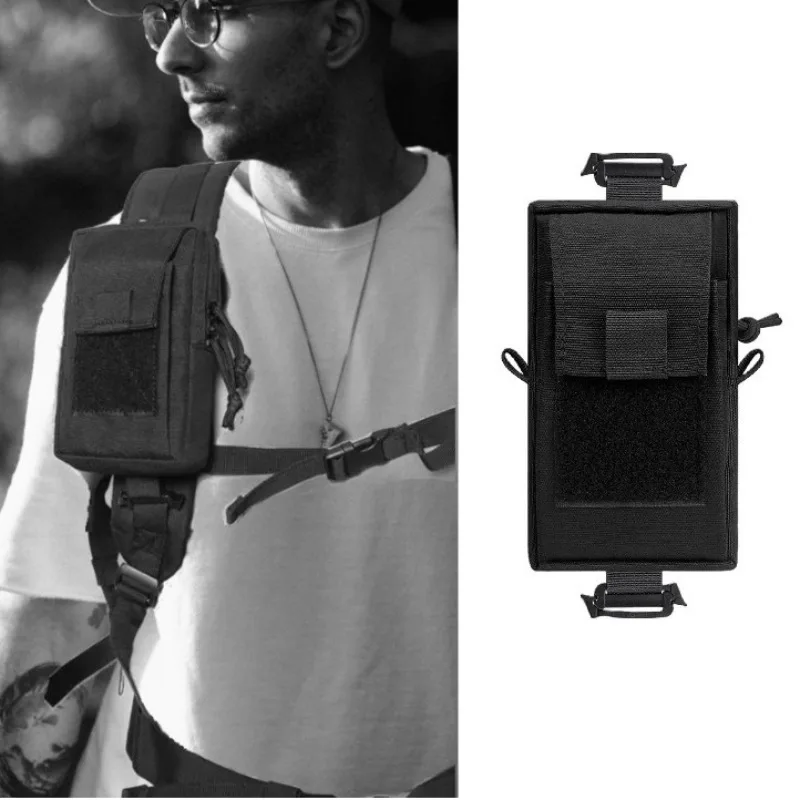 야외 전술 장비 어깨끈 액세서리 가방 다기능 스포츠 허리 가방 비상 전술 가방 휴대폰 가방