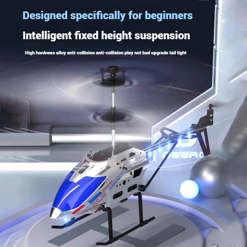 

Remote Control Rc Helicopter Mini Drop Resistant Material Remote Control Toy Primary School Student Aircraft Model Charging Gift