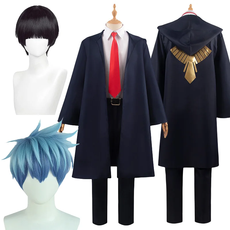 Anime Mashle Lance Crown Cosplay Kostuum Mashle Magie En Spieren Cosplay Uniform Mantel Outfits Halloween Kostuum Voor Volwassen Mannen