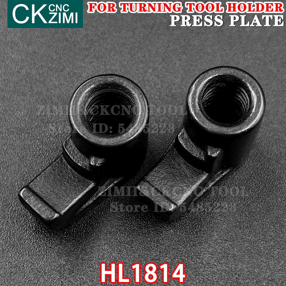 Imagem -04 - Placa de Pressão da Placa de Pressão Torno de Metal Cnc Peça de Acessórios de Ferramenta de Torneamento para Porta-ferramentas de Torneamento Externo Ferramentas Cnc Barra de Faca Placa de Imprensa 10 Peças Hl1814