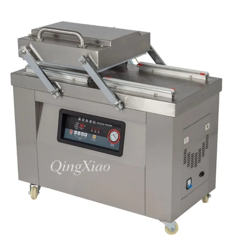 Double-Chamber Vacuum Packaging Machine Commercial Automatic Packaging Machine for Sausages and Cured Meats