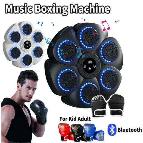 เพลงสมาร์ทมวยเครื่องบลูทูธ Boxing Reaction Wall เป้าหมายมวยไทยการฝึกอบรม Sandbag RGB Light Punching อุปกรณ์ ﻿