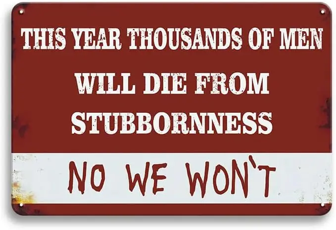 Man Cave Decor Funny Sarcasm Metal Tin Signs Garage Bar Patio Wall Decorations Gifts for Men 12 X 8 Inches Outdoor & Indoor sign