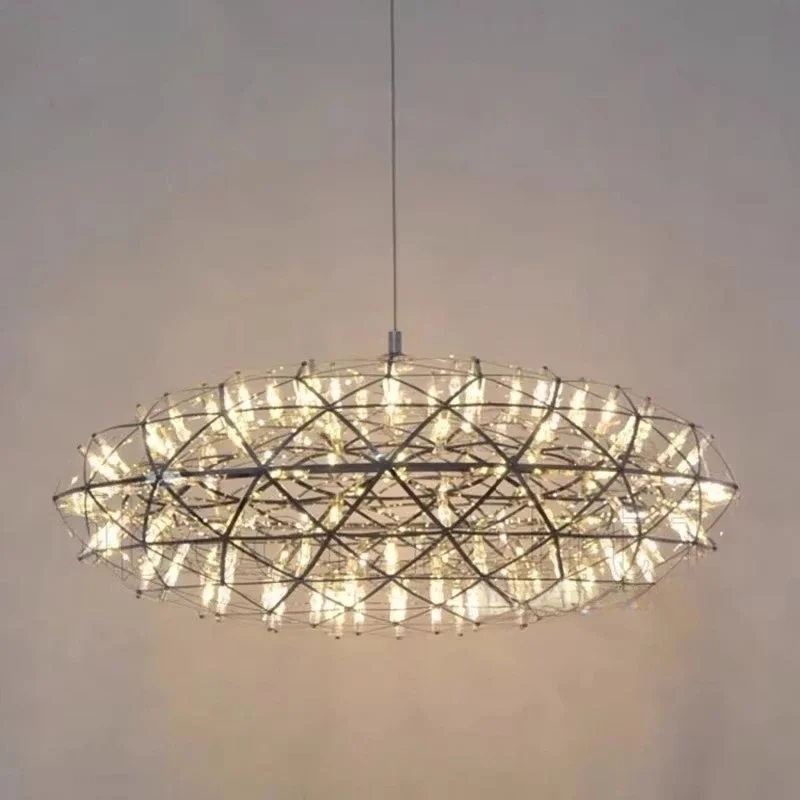 

Dutch Moooi oval spark ball pendant light living room hall staircase LED pendant light