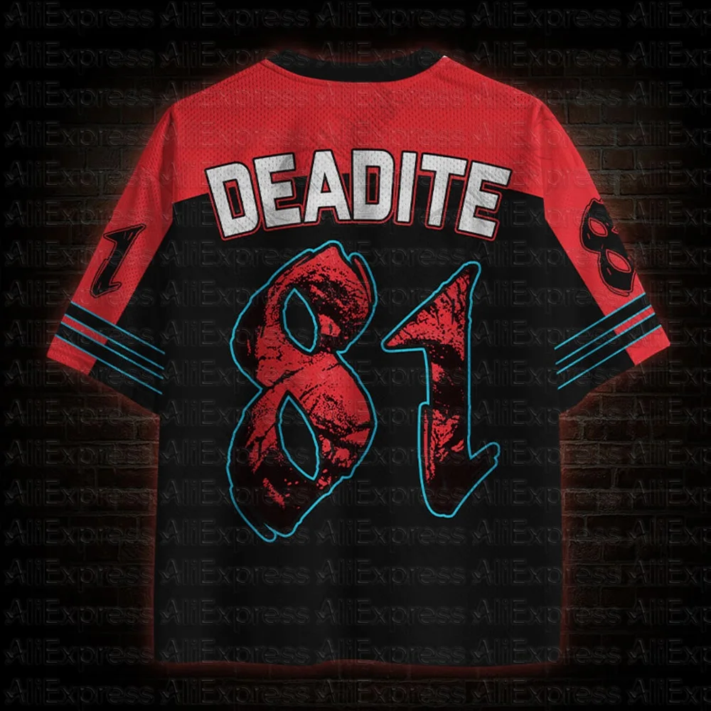 2026 New Movie Sports Fashion Adult and Children's Short Sleeve V-neck Street Eye Clothing Gothic Style Horror Fans Gift