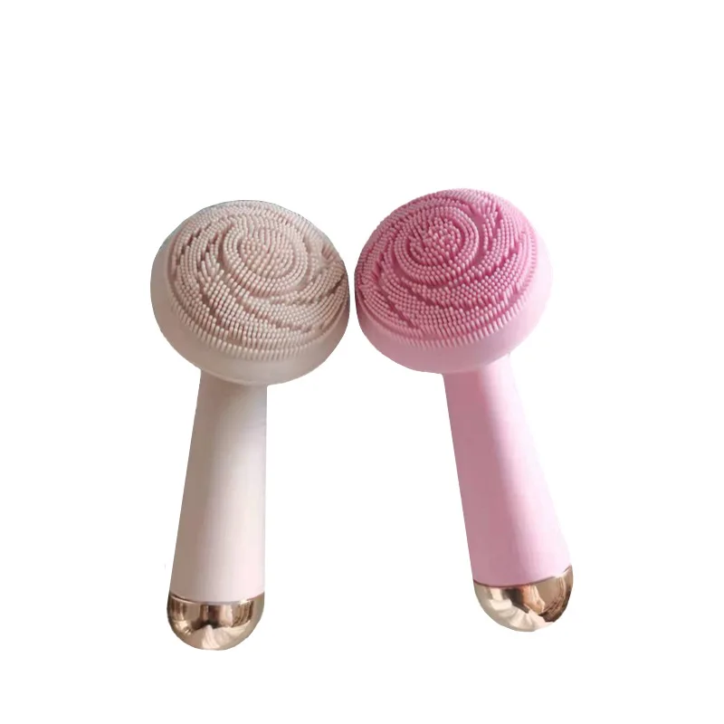 Proc Anti-Bacterial Silicone Sonic Facial Brush Rotating Balls 4 Gear Speed Pore Cleaner for Beauty Use Deep Cleansing