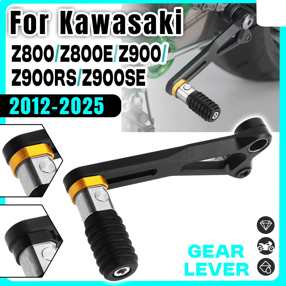 Motorcycle Accessories For KAWASAKI Z800 Z800E Z 900 RS Cafe Z900RS SE Z900 Gear Shifter Adjustabl Folding Shift Pedal Lever