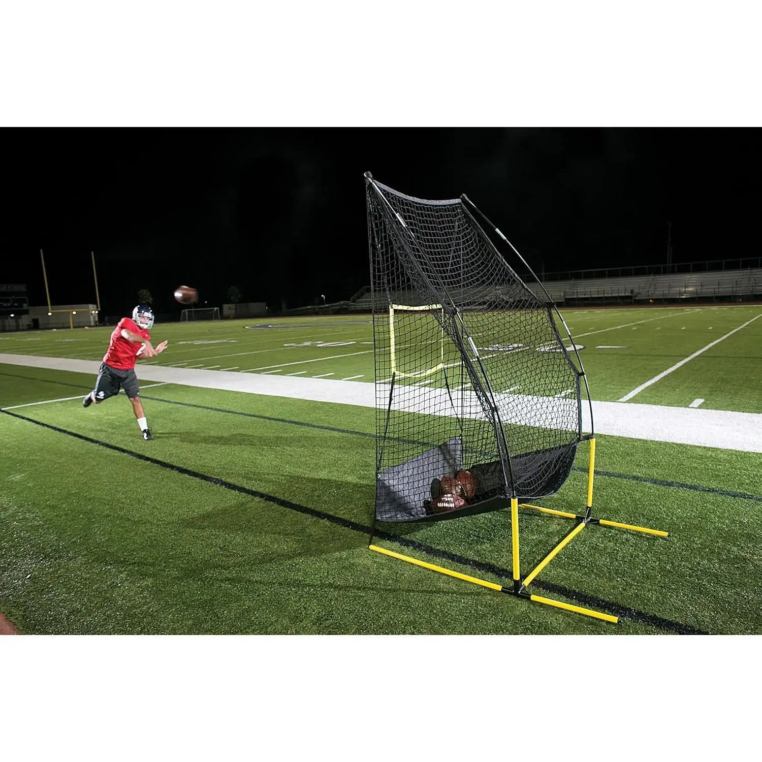 W_Football Net: portería de entrenamiento portátil y duradera para práctica de fútbol: fácil configuración, diseño estable, ideal para mejorar el paso