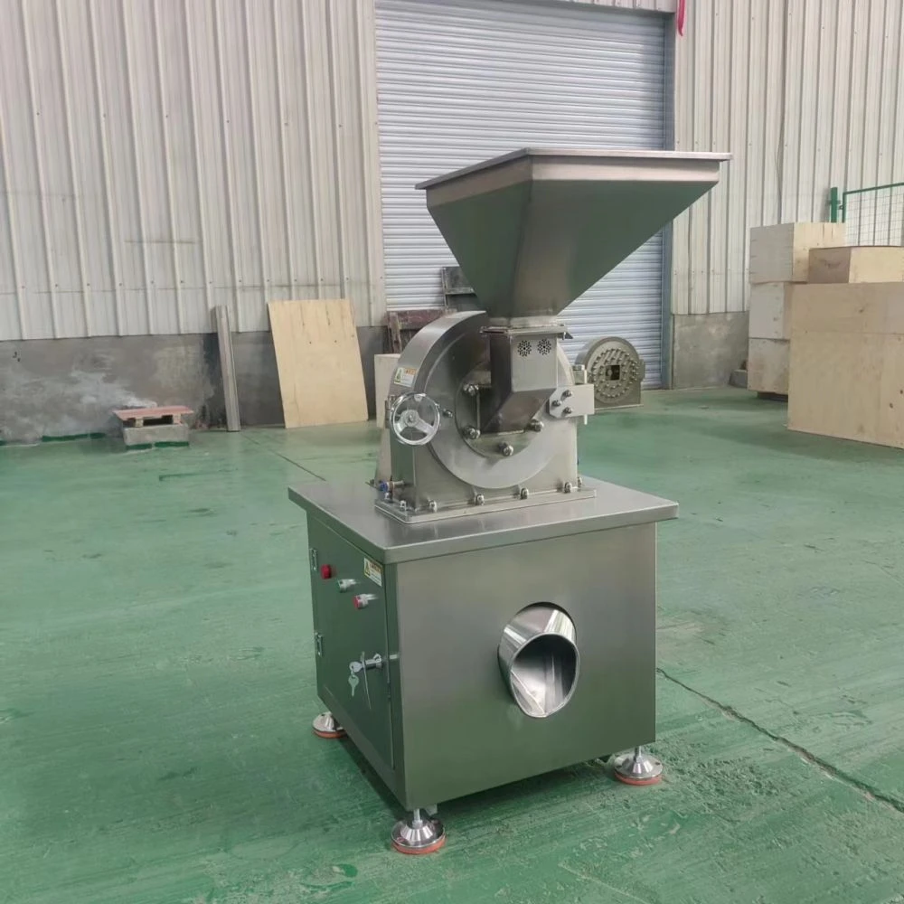 High Efficiency Chili Pepper Garlic Ginger Spice Powder Making Equipment Stainless Steel Spice Grinding Machine