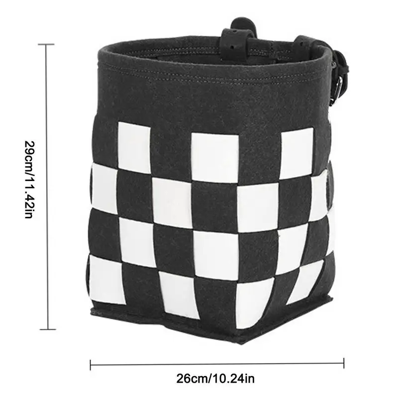 Large Capacity Bicycle Front Basket Lightweight Bike Cloth Basket Cycling Front Frame Pannier Bike Accessories Detachable