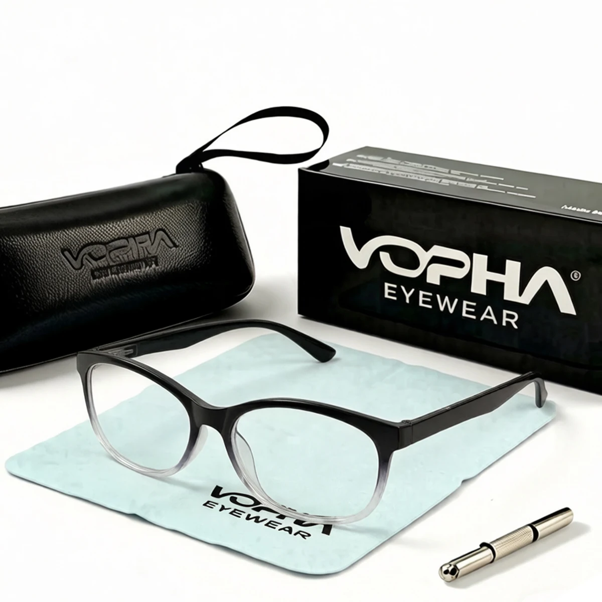 Auto Focus Reading Glasses Readers, Dial Vision Auto Adjust Eye Glasses Flex Clear Focus Optic .5-2.5x Strength L1