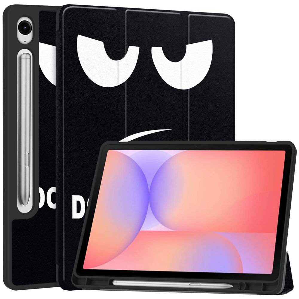 

Чехол для Samsung Galaxy Tab S10 Lite 2025 10,9 дюйма X400 X406B из искусственной кожи, тройной складной чехол с магнитной подставкой для планшета с автоматическим режимом сна