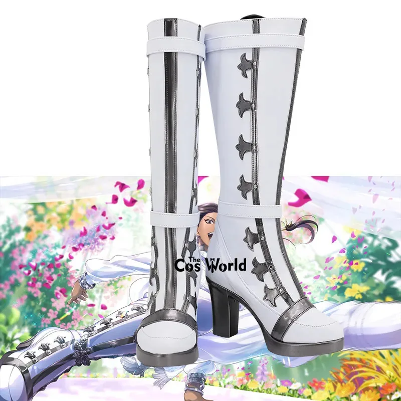 

Twisted Wonderland Jamil Viper Games Обувь на высоком каблуке для косплея на заказ Сапоги