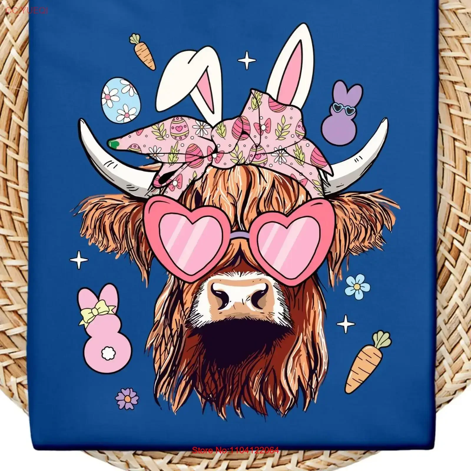 

Футболка с пасхальным кроликом Happy Cute для женщин, красочный выглядывающий очаровательный праздничный весенний наряд, винтажный потертый слегка