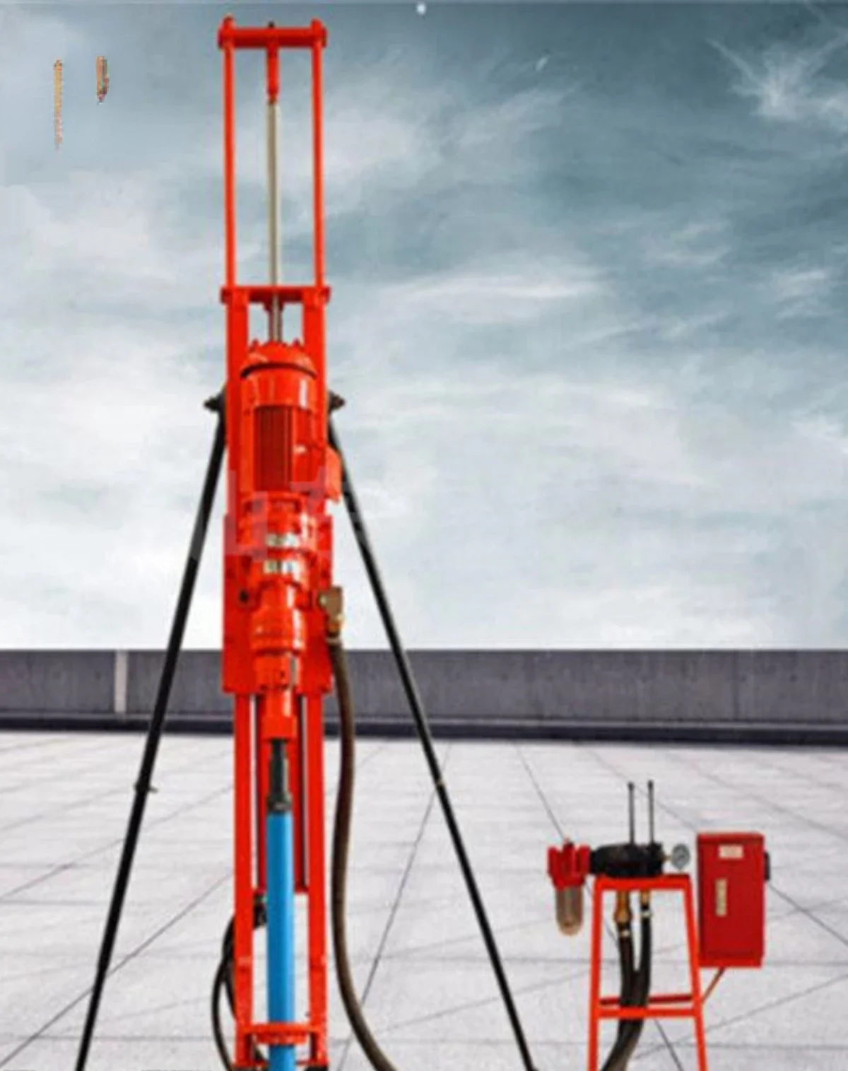 Small down-the-hole drill, mountain blasting, pneumatic rock drilling equipment, horizontal drill,