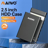 MAIWO HDD Case External Caddy Box Portable HDD Enclosure 2.5 SSD SATA To USB 3.0 Adapter External Hard Drive Box Support 6TB