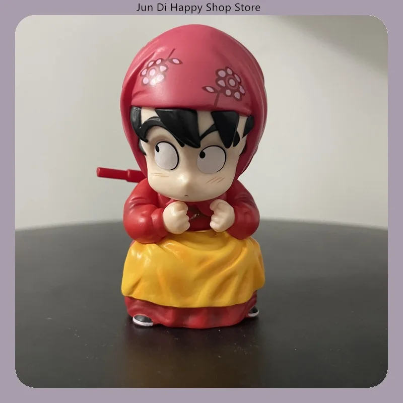Dragon Ball Goku 8,5cm Hockende Pose Anime-Figur Modell Statue Sammlerstück Desktop-Dekoration Ornament Spielzeug Geschenk
