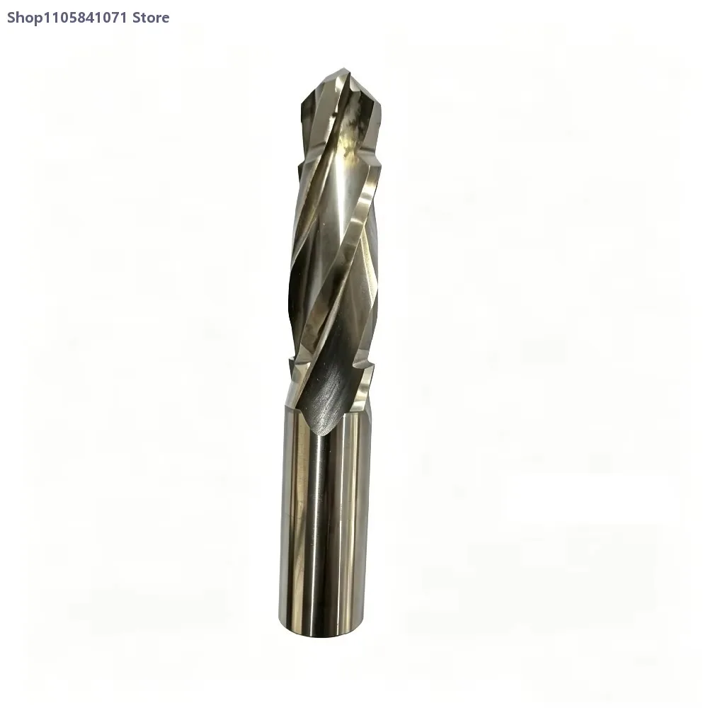 Carbide Step Drill Bit with Self-Centering Tip 3 Flute Precision CNC 4-Stage Hole Drilling Tool for Brass Cylinder Lock