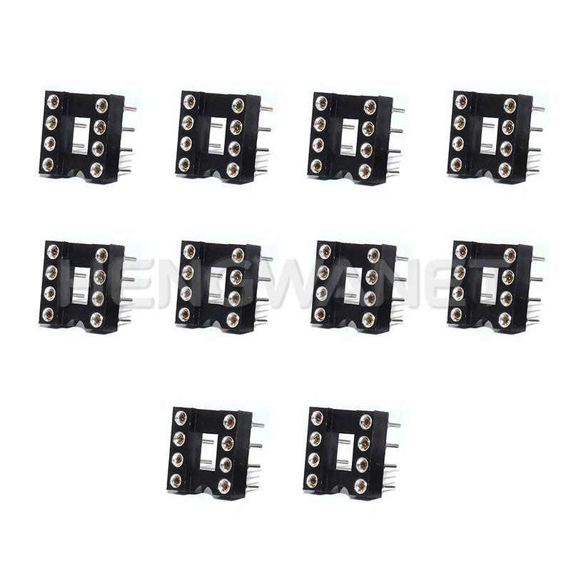 20pcs/lot New Original DIP-8 Round IC Socket 8 PIN 8PIN 8P Round Hole DIP IC Sockets Adaptor Solder Type