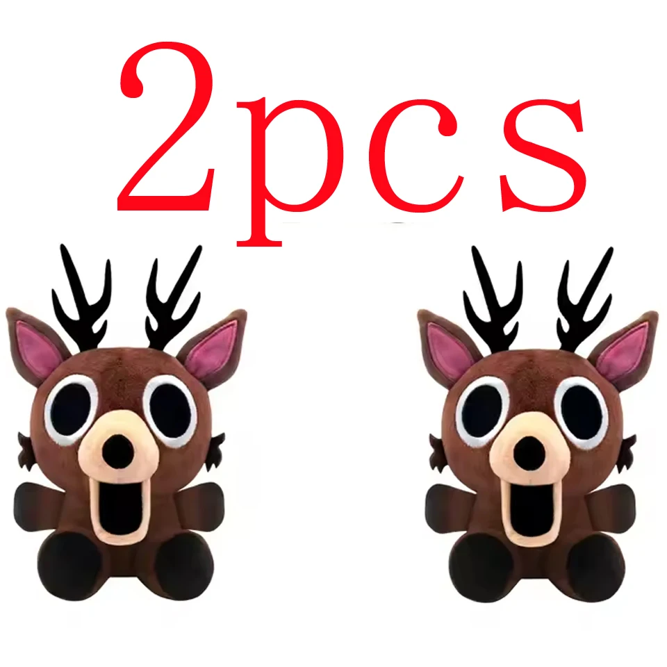 1-4 قطعة جديد لطيف الغزلان دمية طفل 99 ليال الغزلان أفخم دمية 99 ليال في الغابة أنيمي الأجهزة الطرفية لعبة هالوين هدية الكريسماس