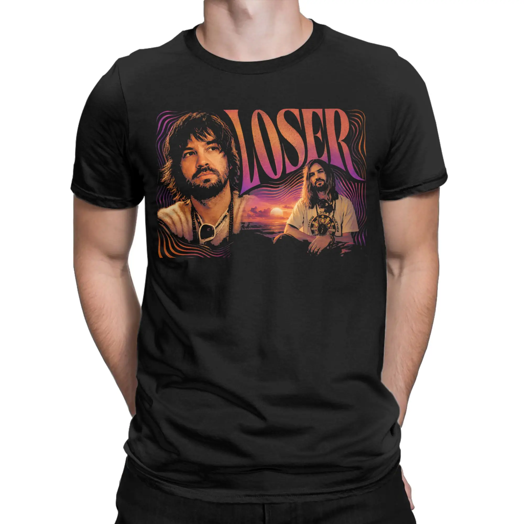 Men's T-Shirt Loser Tame Impala Music Group  T-Shirts Leisure  Summer Tees Vintage 100 Cotton Clothes Birthday Gift