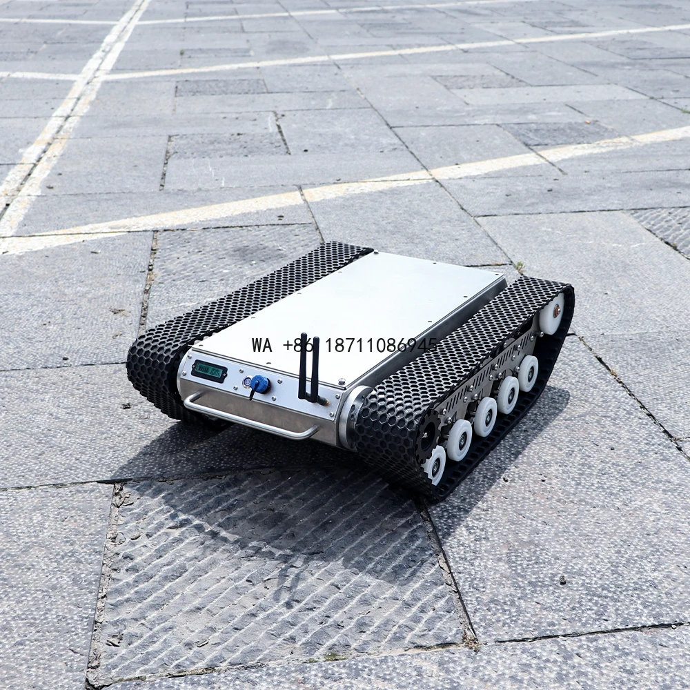 10 20kg Payload All Terrain Crawler Tracked Robot Chassis Platform, Lightweight and Versatile Mobile Base