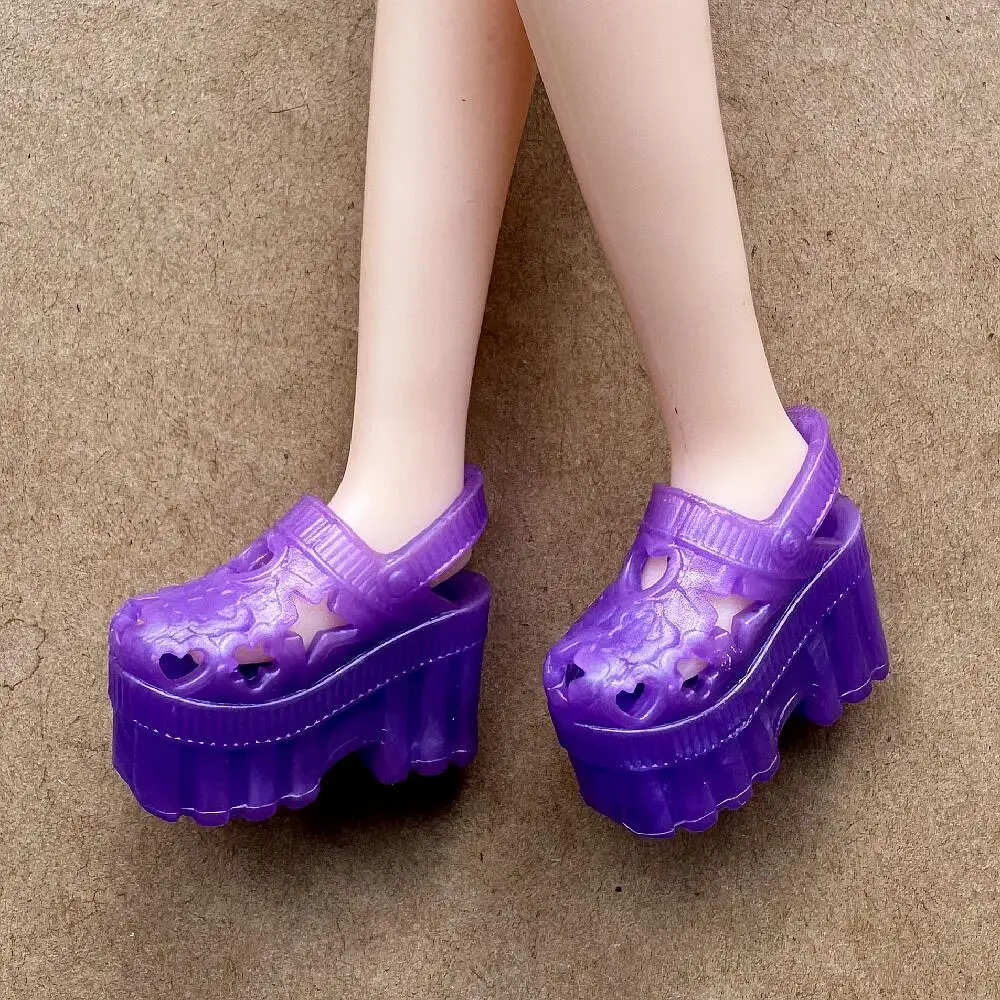 1/6 Maßstab Licca Puppenschuhe DIY High Heels & Flachsohlen Deko-Spielzeug für Puppenzubehör – Detail 31