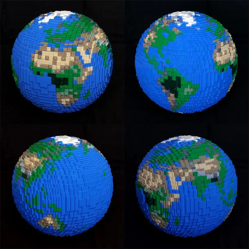 3235 قطعة MOC نموذج الأرض فريق اللبنات العمارة تجميع لتقوم بها بنفسك التعليم هدايا عيد الميلاد لعبة الطوب عيد ميلاد الاطفال #2