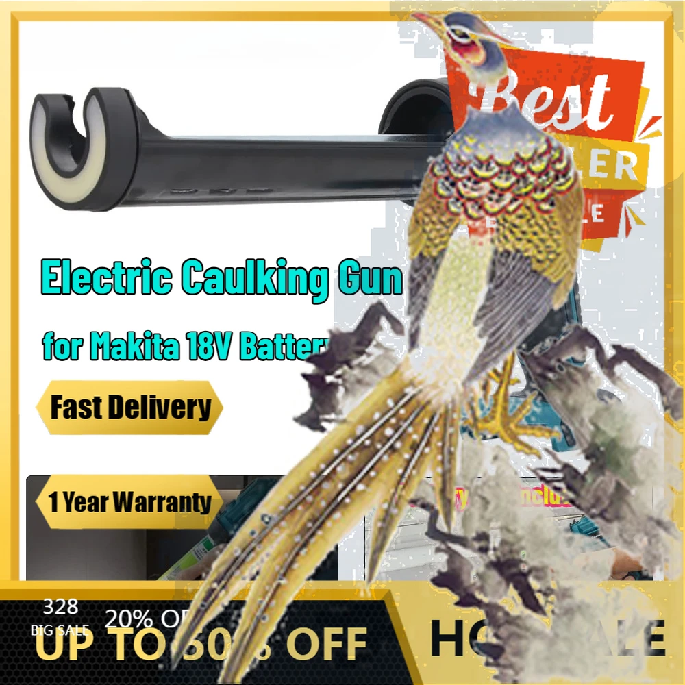 

【Fast Delivery】Electric Caulking Gun For Makita 18V Battery Cement Glass Adhesive Glue Seal Sealant Tool Wireless Glass Glue Gun