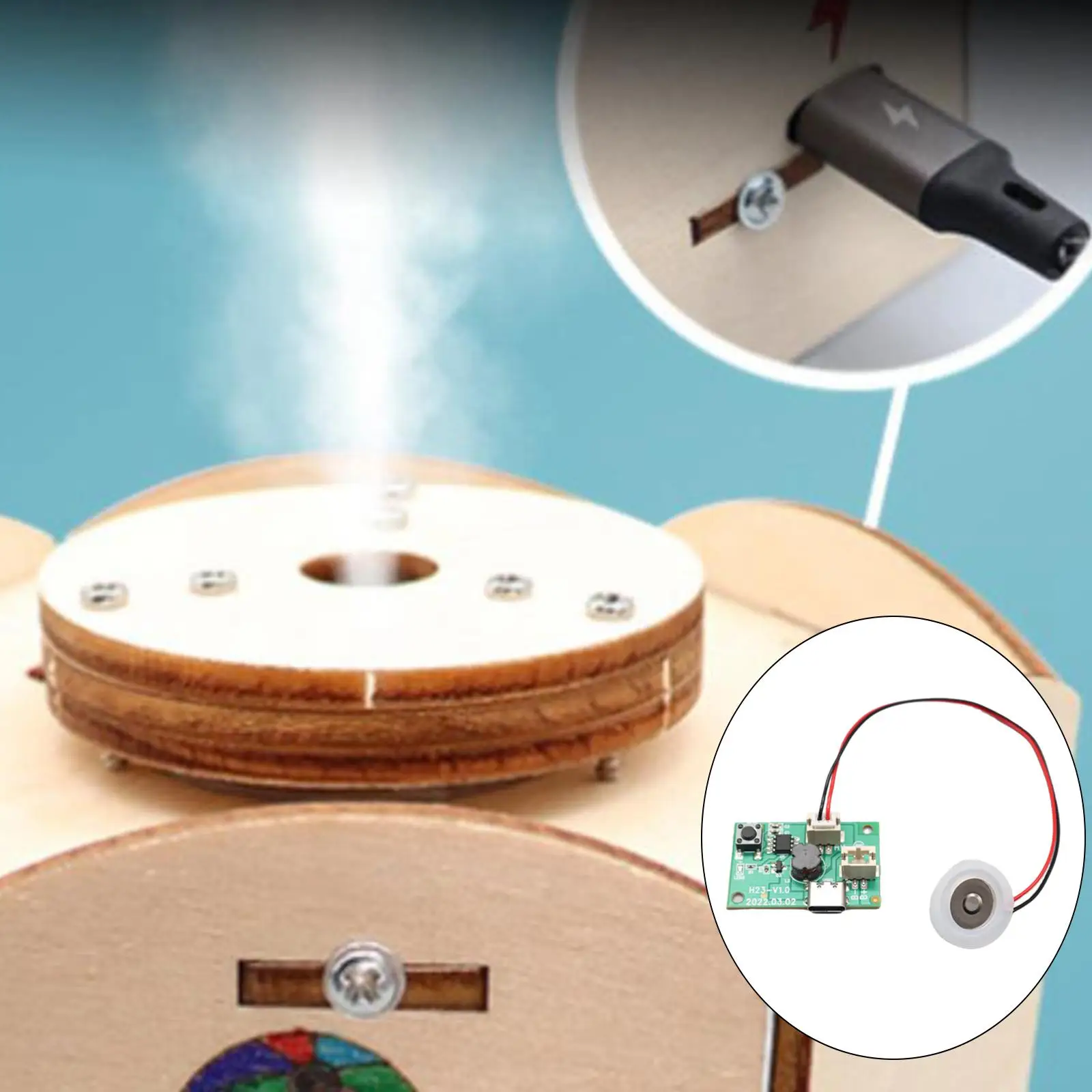 DIY Kit Mist Maker Board Frequence 108-113KHz Atomization Plate for Home DIY