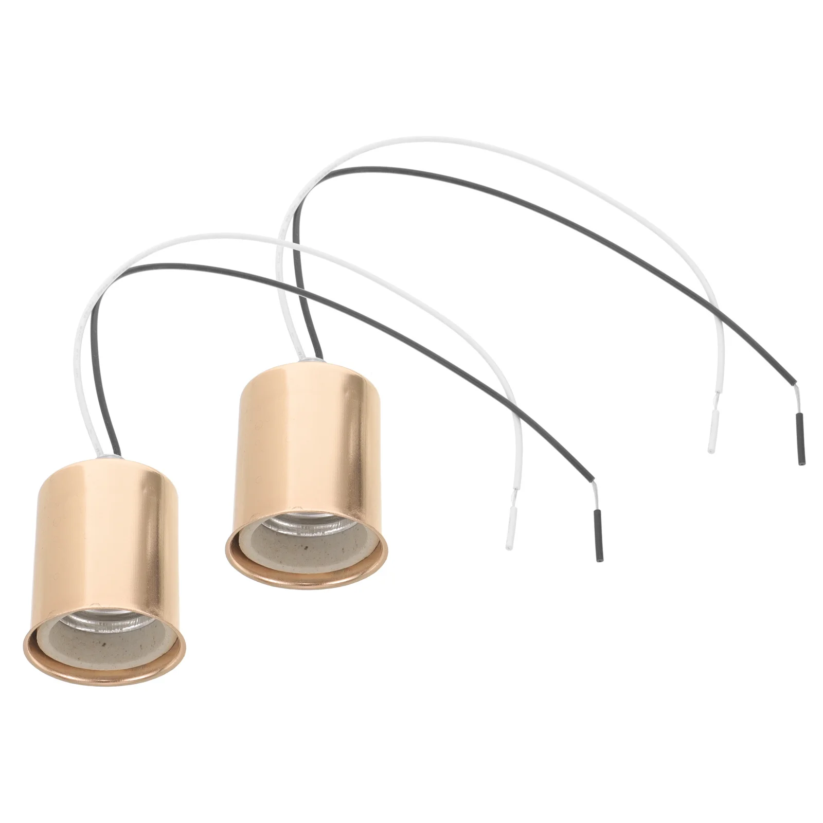 

2Pcs Lamp Holder E27 Socket Stable Rust Resistant Hanging Light Ceiling Fixture for Home Office Bar Lighting Light Socket