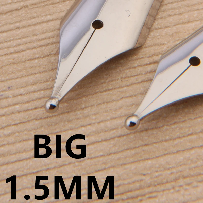 1PC Manual Polishing 26 Nib Big Grain 1.5mm Standard Fountain Pen NIB Stainless Steel