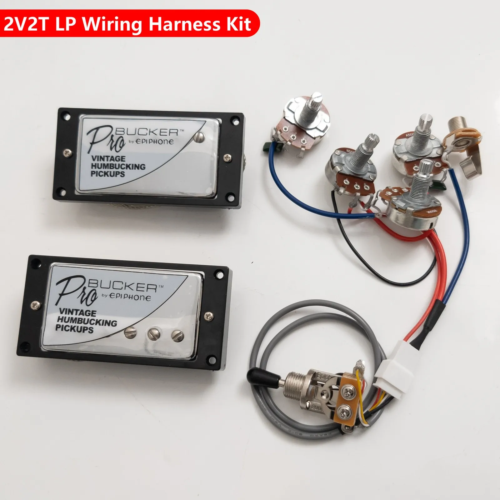 

ProBucker Guitar Humbucker Pickups with Wiring Harness for LP SG Epi Guitar