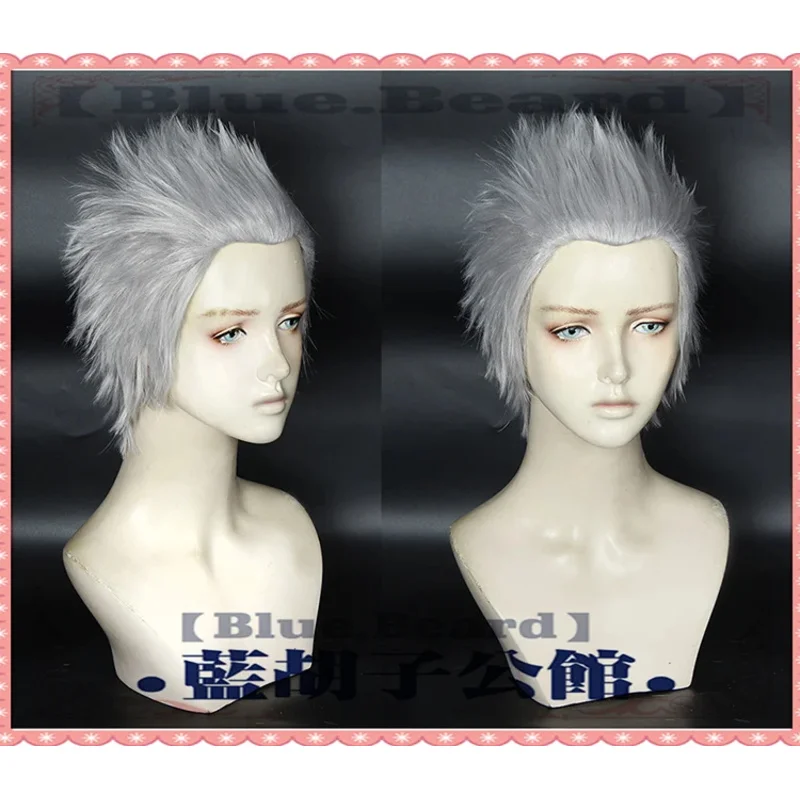 sisi 2233Vitale V Nero Dante Vergil Mary Lady Nicoletta Goldstein Nikoretta مقاومة للحرارة الشعر تأثيري حلي الباروكات + غطاء شعر مستعار