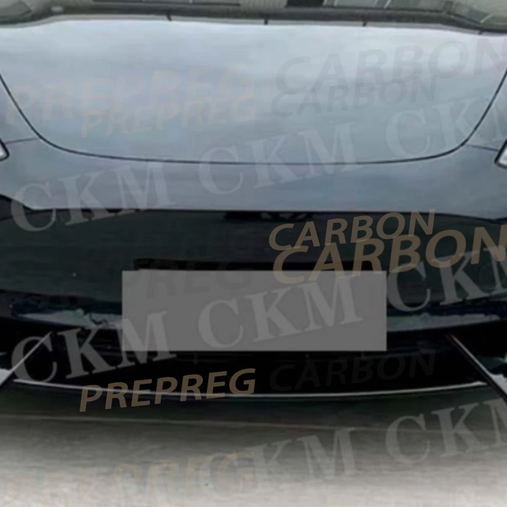 

Front Bumper Chin Lip Spoiler BodyKit ABS Car Lower Guard Plate Gloss Black For Tesla Model 3 2017+ For Tesla Model Y 2018+